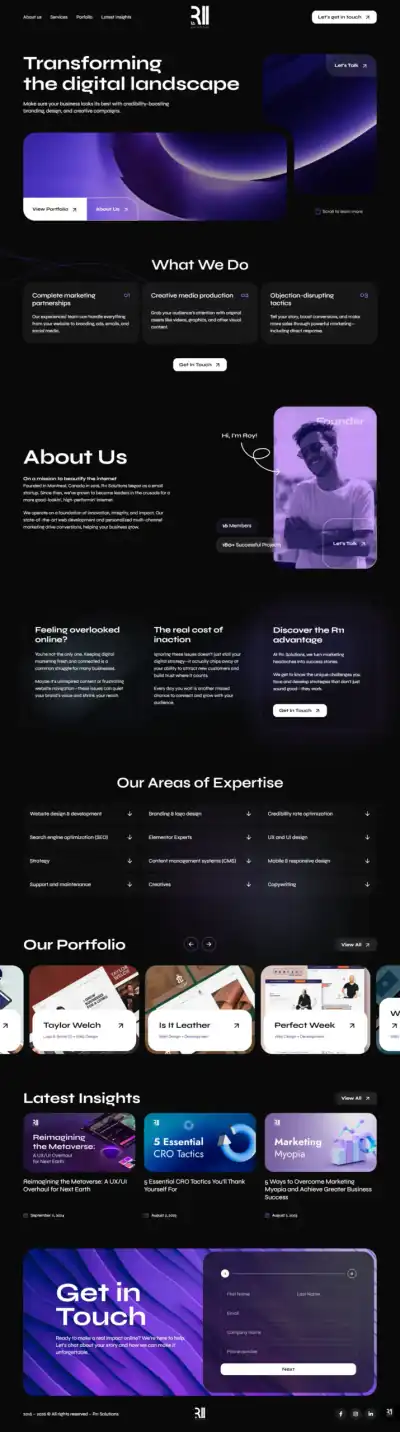R11 Solutions website preview